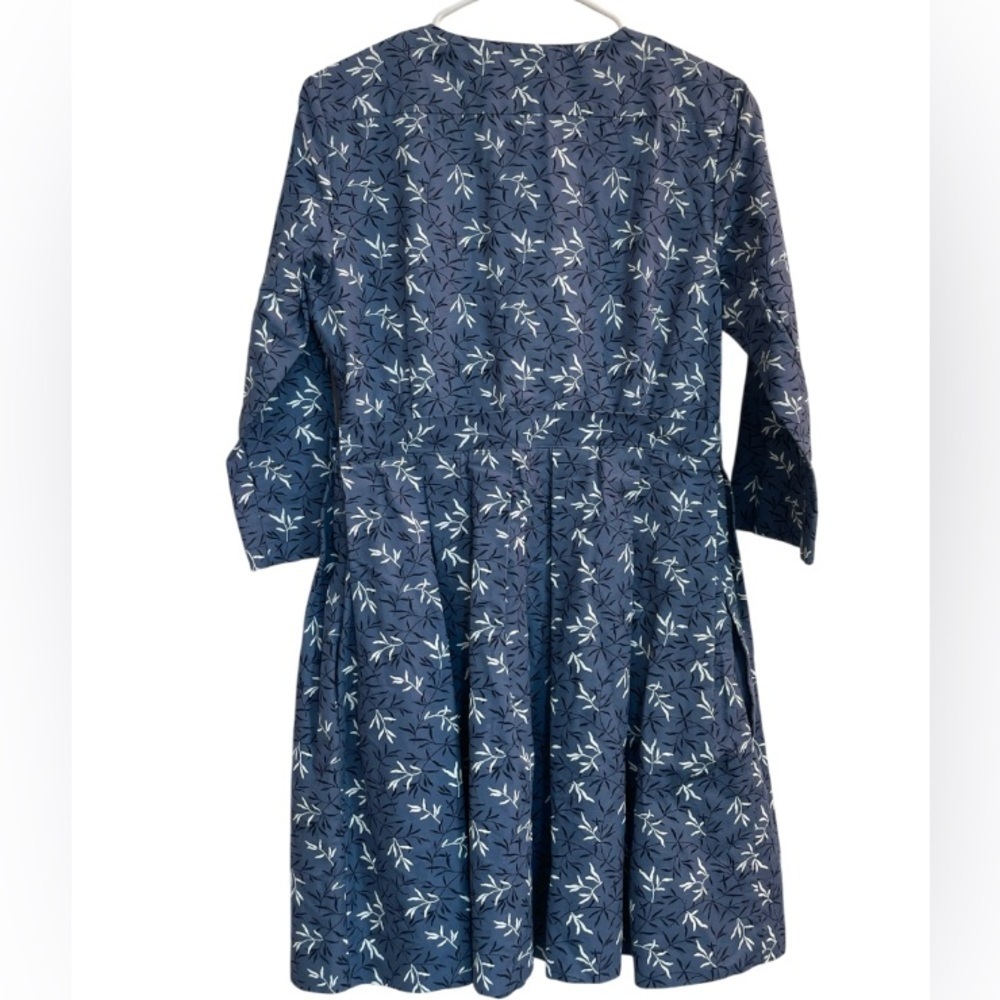Gap Designed and Crafted Dress Fit & Flare Pockets- Women’s 6- Bamboo Leaf Print - Picture 4 of 13